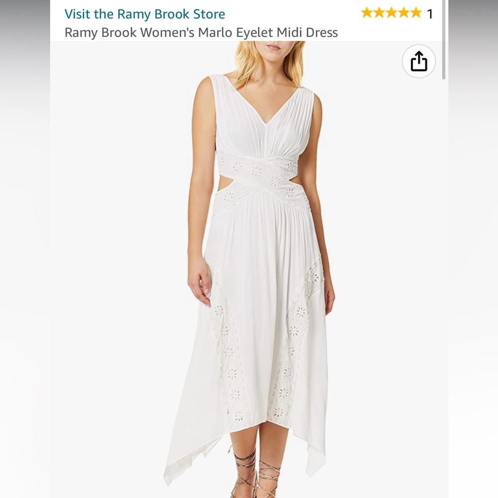 Ramy Brook Marlo Eyelet Midi Dress